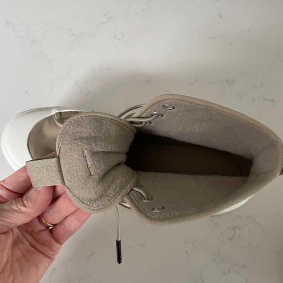 Superga Super 2644 Alpina Quilted Nylon Lace Up Boots Grey Fossil-F Sz 7.5-8.5W - Picture 6 of 16